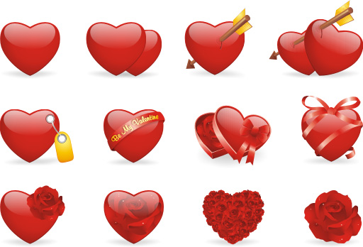 Love graphics icon with heart red and love valentine icon graphics.
